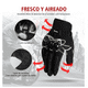 thumbnail image 3 of Guantes Proteccion Pantalla  Bloosom Táctil De Dedo Para Motocicleta Negro L, 3 of 4