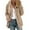 Khaki, variant on Fleece Coats for Women Clearance Winter Warm Teddy Fleece Jackets Soft Fluffy Coat ed Overcoat Cardigan Full Zip Casual Loose Comfy Ladies Jumper Tops