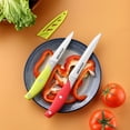 thumbnail image 5 of Little Cook Chef Knife Set, 3PCS Kitchen Knife, Multicolor Stainless Steel Sharp Chef Knife Set, 8 Inch Chef's Knife, 5 Inch Utility Knife, 3.5 Inch Paring Knife (3Pack, Yellow, Red, Green), 5 of 9
