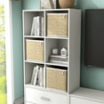 thumbnail image 6 of Join Stackable 6-Cube Wood White Bookcase, 6 of 11