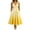 Yellow, variant on Levmjia Women's Plus Size Maxi Dress Summer Sleeveless V Neck Tie Waist A Line Dress with Pockets Casual Beach Vacation Long Dress