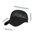 thumbnail image 2 of Men's And Women's Breathable Casual Hats Made Of Polyester Material Outdoors Sun Hats Baseball Caps, 2 of 5