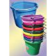 Fortex/Fortiflex FB-120R Flat-Sided Red Bucket, 20 Quart