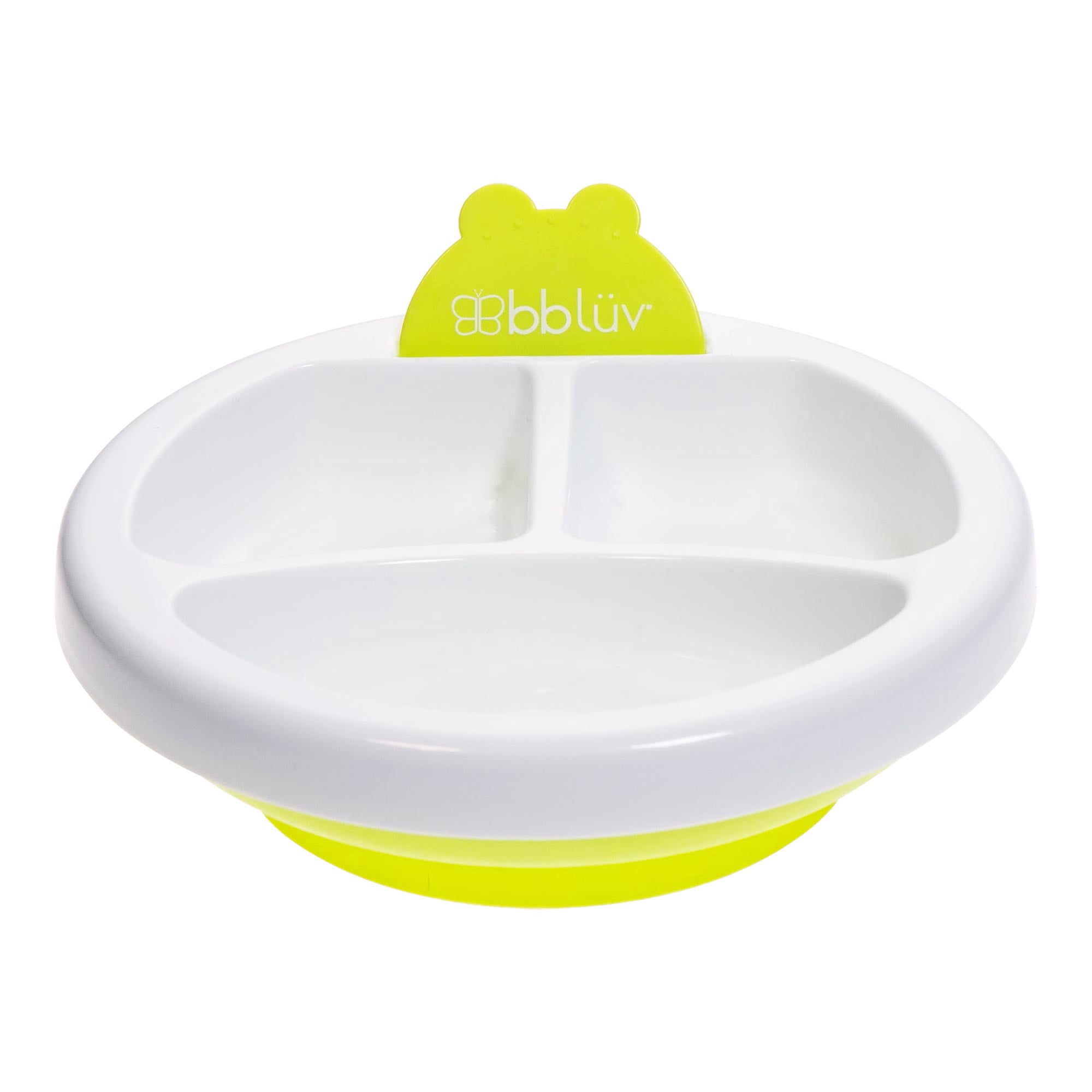 bblüv - Plato ‒ Warm Feeding Plate for Baby - Lime