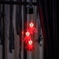 thumbnail image 7 of Halloween Solar Wind Chime Lights, Hanging Ghost Pumpkin Skull Decorative Lantern, Outdoor Garden Yard Porch Holiday Display, Haunted House Fall Festival Seasonal Decorative Lighting, 7 of 7