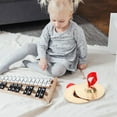 thumbnail image 3 of MOKKHNB 1 Paire de Cymbales à Main Instrument de Musique pour Occasions de Divertissement pour Enfants Rond Doré, 3 of 5