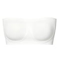thumbnail image 4 of Conairie Strapless Bras For Womens Plus Size No Underwire Seamless Supportive Wireless Bralettes Comfortable Padded Everyday Bras White XXXXXXL, 4 of 6