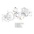 thumbnail image 2 of 10L0L Golf Cart Brake Shoes for EZGO TXT 1997-up & RXV Gas 2008-up 27943G01 70795G01, 2 of 6