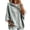 Gray #46, variant on WULMLEO Hoodies Women Oversized 3/4 Sleeve Drawstring Hooded Fall Winter Pullover Casual Loose Fit Lightweight Sweatshirts Trendy Comfortable Sweaters Sky Blue L