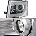 thumbnail image 5 of AKKON - For Ford F150 F150 Pickup Chrome Clear DRL Daylight LED Strip Halogen Type Projector Headlights Lamps, 5 of 7