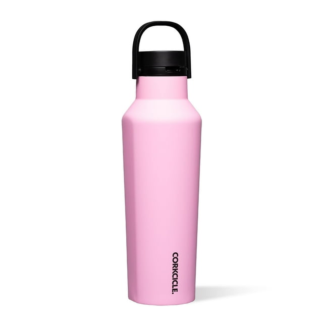 Cantimplora deportiva Thermos Corkcicle con triple aislamiento, 591 ml, color rosa