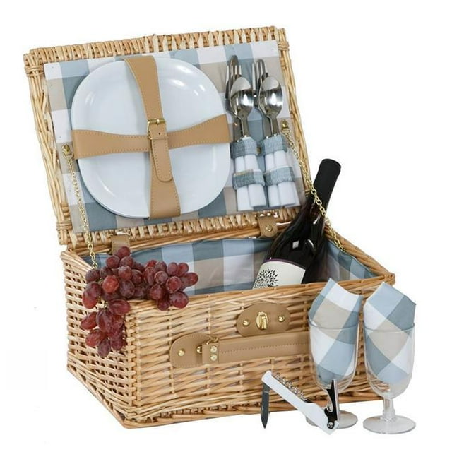 Panier Pique-Nique pour 2 Personnes&44; Naturel