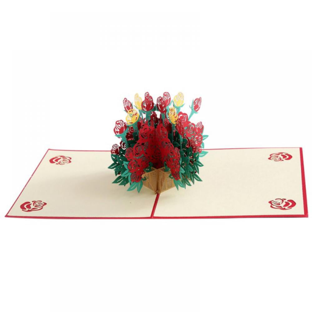 Details about   Greeting Card 3D Pop Up Card Christmas Daughter Birthday Wedding Friend Card 