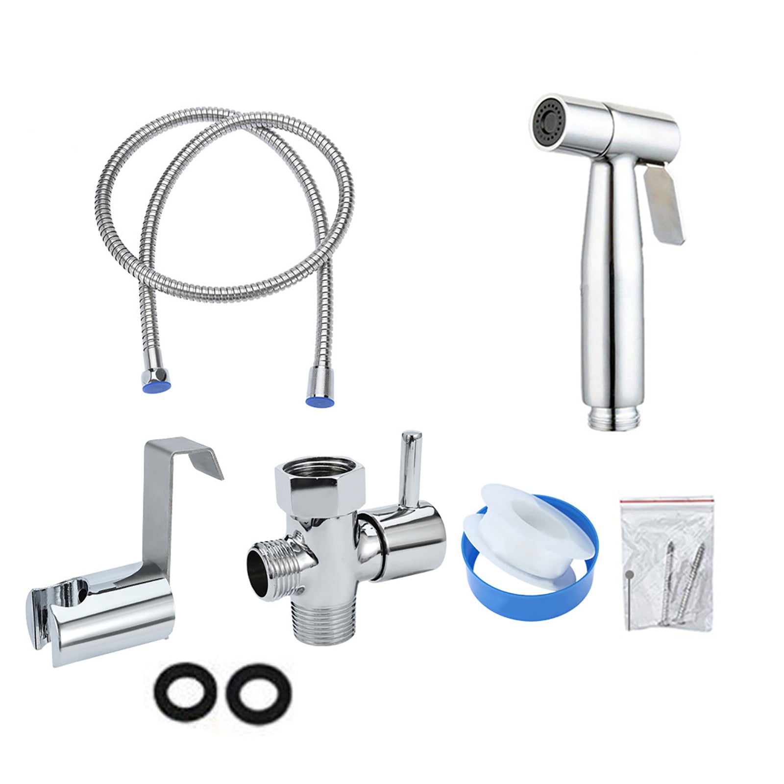 Stainless Steel 304 High Pressure Toilet Spray Kit Bathroom Bidet Sprayer Set Premium Shower for Easy Cleaning