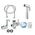 thumbnail image 1 of Binwennn Extension de Robinet d'Eau Extérieur Poignée de Robinet de Salle de Bain en Acier Inoxydable 304 Kit de Pulvérisation Haute Pression pour Toilettes Ensemble de Pulvérisateur de Bidet de Salle de Bain Douche pour Nettoyage Facile, 1 of 8