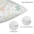thumbnail image 3 of Yiaed Sea Animals Print Pillow Covers Super Soft Decorative Square Throw Pillow Covers Case Cushion Covers for Sofa Couch Bedroom Car Decor（No pillow core）-22"x22", 3 of 7