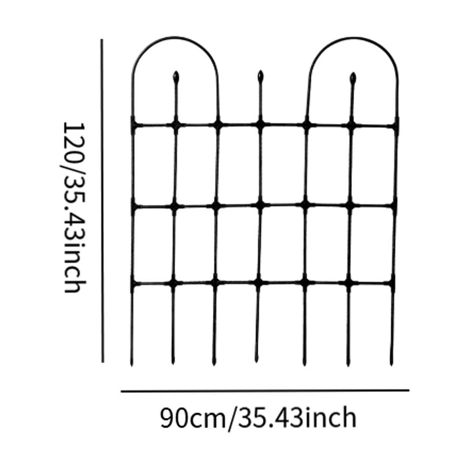 figatia Garden Trellis Frame for Climbing Plants Outdoor,Garden Trellises,Plant Supported Frame for Pea,Rose,Clematis,Tomato,Raised Bed black