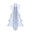 thumbnail image 3 of Molde de plástico con forma de árbol de Navidad para hacer velas, ideal para hacer velas artesanales. 12.5x15.2cm, 3 of 9