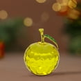 thumbnail image 5 of Christmas Crystal Faceted Apple Ornament, Multi-Color Glass Christmas Eve Apple Figurine for Holiday Gifts & Home Decor Xmas (3.34x2.75x2.36 in), 5 of 5