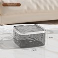 thumbnail image 1 of Elegant Ice River Pattern Mini Trash Can with Press-Open Lid - Compact, Durable, Export-Quality Waste Bin for Desktop, Car, Kitchen - Versatile for Fruit Peels, & Small Waste (Transparent Gray,, 1 of 6
