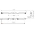thumbnail image 2 of Richelieu BP740160BORB 6-5/16" Center To Center Handle Cabinet Pull From The Expression, 2 of 2