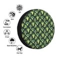 thumbnail image 4 of Fotbe Broccoli 3 Funda de Llanta de Repuesto con Estampado, Engrosada, Ajuste Universal para Jeep, Remolque, RV, SUV, Camión-17 inch, 4 of 6