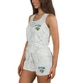 thumbnail image 6 of Women's Concepts Sport Jacksonville Jaguars Quartz Hacci Knit Tank Top & Shorts Sleep Set, 6 of 6
