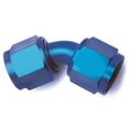 thumbnail image 1 of SpeedFX Coupler Fitting 561045 45 Degree; Swivel Coupler; -10AN; Anodized; Blue; Aluminum; Single, 1 of 2