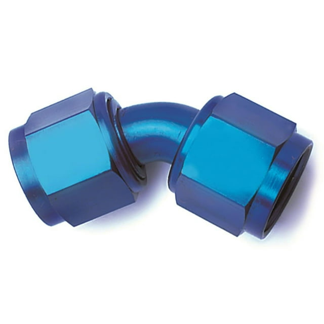 SpeedFX Coupler Fitting 561045 45 Degree; Swivel Coupler; -10AN; Anodized; Blue; Aluminum; Single