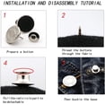 thumbnail image 2 of 10Pcs Replacement Jean Buttons, Button Pins for Jeans, 17mm Adjustable and Detachable Metal Jeans Button,Jeans Stud Buttons,for Jackets etc, 2 of 2