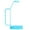 Blue, variant on HERFIER Plastic Bottled Beverage Handle Soda Drinkeware Bottle Handle Handle 7.86x4.91x3.14in