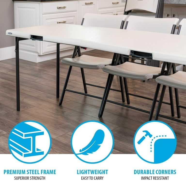 Lifetime 4ft 2024 folding table costco