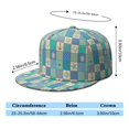 thumbnail image 5 of Coral & Seashell Trucker Hat - Coastal Beach Print, Adjustable, Vintage Marine Fashion, 5 of 8