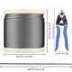 thumbnail image 2 of 500Ft 316 Stainless Steel Cable Kit 7x7 Strand Wire w/ Cutter for Railing Yescom Modern, 2 of 11