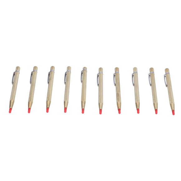10 piezas de marcadores de grabado de aluminio con punta de carburo de tungsteno, herramienta de marcado para cerámica, vidrio, metal y oro