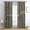 Black and Beige, variant on Striped Blackout Curtains for Living Room Bedroom, Thermal Insulated Room Darkening Grommet Drapes, Black and Beige Stripe Window Treatments & Home Decor, 84 Inch Drapes 2 Panel Set