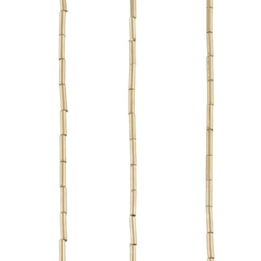 Gold Metal Bugle Beads - 6mm by Bead Landing™