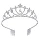 thumbnail image 1 of Frcolor Rhinestone Children's Birthday Crown Exquisite Decorative Tiara Headband Headpiece for 5-Year-Old Girls, 1 of 4