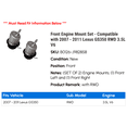 thumbnail image 2 of Front Engine Mount Set - Compatible with 2007 - 2011 GS350 RWD 3.5L V6 2008 2009 2010, 2 of 3