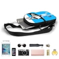 thumbnail image 3 of Lsque Bluey Pattern Chest Package – Foldable Waterproof Chest Bag with Adjustable Shoulder Strap, Double Zipper Compartments & D-Buckle Design, 3 of 7