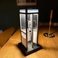 thumbnail image 2 of Retro Vintage Phone Booth Style Table Lamp – Mini LED Night Light, Classic Telephone Booth Desk Light for Home Decor, Bedroom, Living Room, 2 of 7
