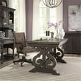 thumbnail image 3 of Scranton & Co Chaise de Bureau Rembourrée en Poivre Vieilli, 3 of 3