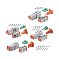 thumbnail image 1 of DT Connector, 2 3 4 6 Pin Deutsch Connector Kit,Waterproof Automotive Electrical with Stamped Contacts, 1 of 6