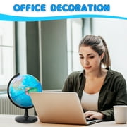 BSHAPPLUS 8 Globe,Globe of the World with Stand,360 Spin World Globe for Kids Learning,World Globes for Adults