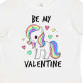 thumbnail image 4 of Inktastic Be My Valentine with Chibi Unicorn Boys or Girls Toddler T-Shirt, 4 of 5