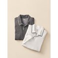 thumbnail image 6 of Free Assembly Men's Taped Oxford Pique Polo Shirt with Short Sleeves, 6 of 8