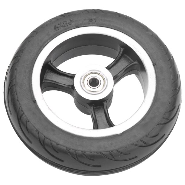 Neumático Sólido De Goma, Neumático De Scooter Eléctrico De 6 Pulgadas Neumático Sólido A Prueba De Explosiones Neumático De Scooter Eléctrico Neumático Sólido De 6 ANGGREK Electric Scooter Wheel