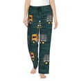 thumbnail image 1 of Fotbe Big Machine Pantalones de Pijama para Mujer, Pantalones de Dormir, Pantalones Pj con Cordón y Bolsillos-Medium, 1 of 6