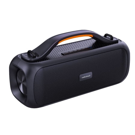 RadioShack True Wireless Speaker 20 Watts RGB Black with FM Radio