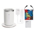 thumbnail image 4 of GUOOL Auto Stirring Coffee Mug Gifts Constant Temperature Cup for Chocolate Office White, 4 of 9